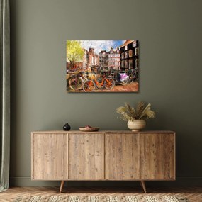 Obraz - Amsterdam, maľba (70x50 cm)