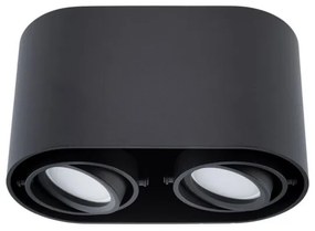 Bodové svietidlo SIROK 2xGU10/30W/230V čierna