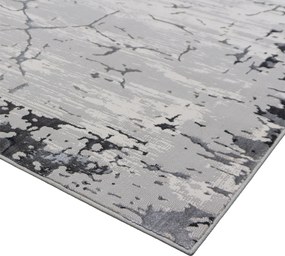 Koberec Allianz 6308 GREY – sivý obdĺžnikový s vzorom Rozmer: 280x370 cm