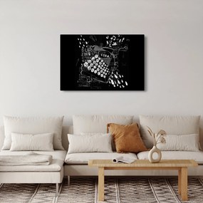 Obraz - Kresba v Banksyho štýle (90x60 cm)