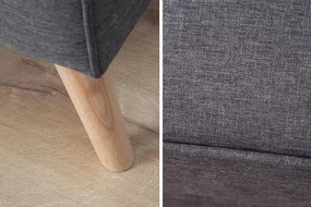 Sedačka Hygge 210cm- antracit