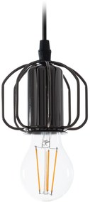 Toolight - Závesná lampa 1xE27 APP591-1CP, čierna, OSW-08563