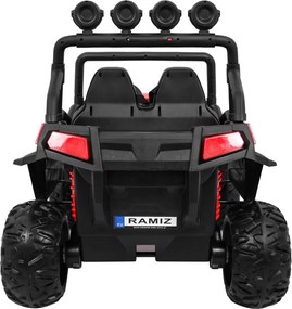 Ramiz Grand Buggy Strong Lift pre deti Červená + pohon 4x4 + diaľkové ovládanie + nosič batožiny + rádio MP3 + LED