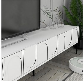 TV stolík/skrinka Bipemu 3 (biela + čierna) . Vlastná spoľahlivá doprava až k Vám domov. 1095679