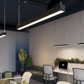 Závesné LED svietidlo Pinne 150, 1x LED 39w, 3000k, b