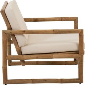 Vonkajšie bambusové kreslo Bambo - 75*75*70 cm