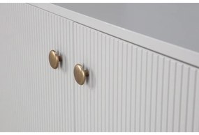 Svetlosivá modulárna knižnica z borovicového dreva 80x200 cm Madu – WOOOD