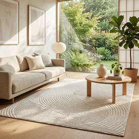 Krémovobiely koberec 200x290 cm Zephyr – ESTE