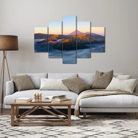Obraz hory Bromo v Indonézii (150x105 cm)