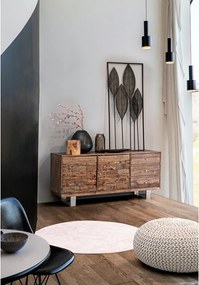 Kovová nástenná dekorácia 61x135 cm Adhira – Bizzotto