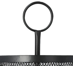 Košík GRIDIO trojposchodový čierny SS22 814445