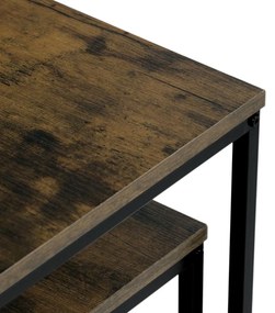 Set 2 príručných stolíkov Algarabias (old style wood). Vlastná spoľahlivá doprava až k Vám domov. 1121148
