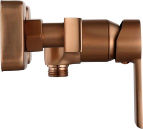 Rea Argus, sprchová batéria s ručnou bodovou sprchovou súpravou, medená matná, REA-B7438