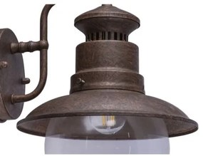 GLOBO 3272R SELLA vonkajšie nástenné svietidlo z nerezovej ocele 1xE27 60W IP44 imitácia hrdze