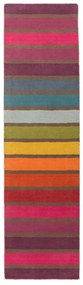 Flair Rugs koberce Ručne tkaný behúň Illusion Candy Multi - 60x230 cm