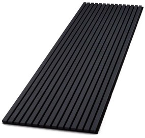 Akustický obkladový panel, MDF, 2440 × 605 × 22 mm, dub čierny