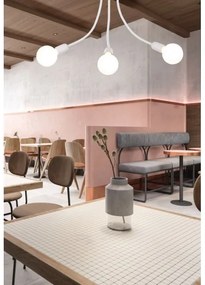 Top Light Galileo 3 B - Luster na tyči 3xE27/40W/230V biela