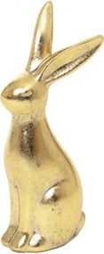 Dekoratívna figúrka zajaca MAX zlatá 845166