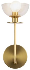 Alora Mood ALM-SYLVIA-1WB-BG-CL - Nástenné svietidlo SYLVIA 1xE14/40W/230V zlaté