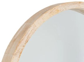 Atmosphera - Nástenné zrkadlo OLAV pr. 52 cm paulovnia