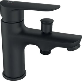 Laveo Appia, vaňová/umývadlová batéria na vaňu h-150, čierna, LAV-BLP_71JD