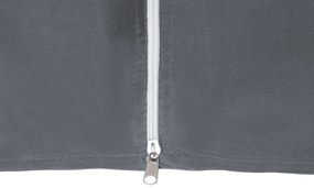 Záhradný altánok s LED solárnym osvetlením BestBerg BBGG-10 / 300 x 400 x 275 cm / šedá