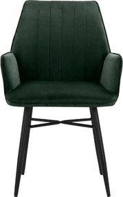 Zelené čalúnené jedálenské kreslá v súprave 2 ks Anzo – Støraa