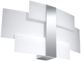 Nástenné svietidlo Celia, 1x mliečne sklenené tienidlo, ch