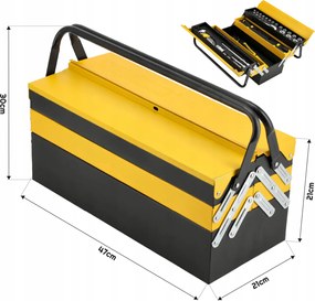 CROWNMAN Box na náradie 48 položiek