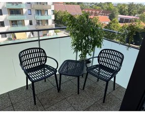 Doppler POLIKORO - balkónová plastová sedacia súprava