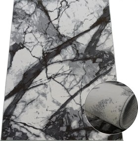BE Koberec Lotus 9302 GREY – sivý obdĺžnikový Rozmer: 60x90 cm