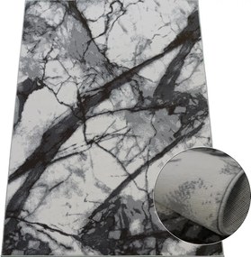 Koberec Lotus 9302 GREY – sivý obdĺžnikový Rozmer: 120x180 cm