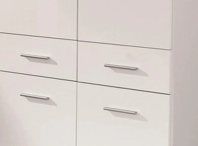 Šatníková skriňa Celle AN925-3124, biela