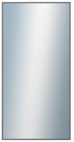 DANTIK - Zrkadlo v rámu, rozmer s rámom 60x120 cm z lišty Hliník šedá drásaná (7269223)