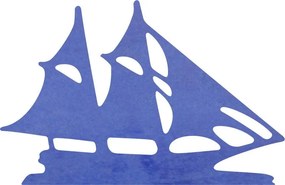 Plachetnica na stenu – Dekorácia pre milovníkov vody - MARINER: Prírodná preglejka - Topoľ  natural 30 x 20 cm 4112-62983 PR0434
