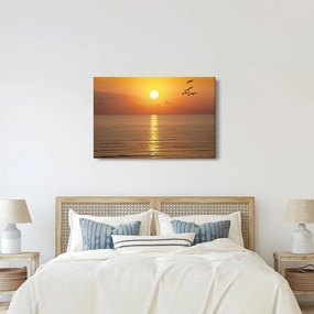 Obraz - Západ slnka nad oceánom (90x60 cm)