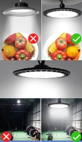 BERGE LED svietidlo High Bay UFO EcoPlanet - 100W - 10 000 lm - neutrálna biela