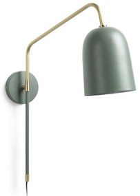 Zelené nástenné svietidlo ø 15 cm Audrie – Kave Home