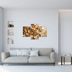 Obraz - Mramor so zlatom (90x60 cm)