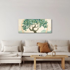 Obraz – Elegantná mozaika so stromom (120x50 cm)