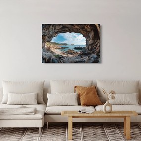 Obraz - Jaskyňa pri mori (90x60 cm)