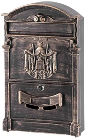 Poštová schránka GLA-Alu Antique bronze, hliníková