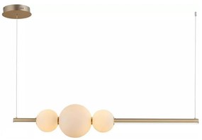 Azzardo AZ4427 - LED Stmievateľný luster na lanku SANDRA LED/48W/230V zlatá