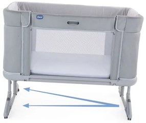 Chicco - Detská postieľka 3v1 NEXT2ME FOREVER tmavošedá