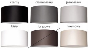 Závesné svietidlo Indigo, 1x textilné tienidlo (výber zo 6 farieb), ch