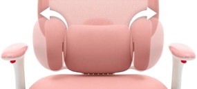 Ergonomické ružové detské kreslo HC-999 - látkové