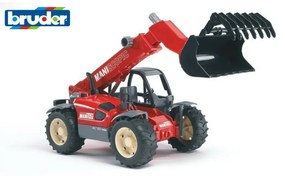 Bruder 2125 Konštrukčné vozidlá - Manitou MLT 633 nakladač s teleskopickým ramenom, 1:16​