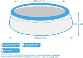 Marimex | Bazén Marimex Tampa 1,83x0,51 m bez príslušenstva - motív Plameniak | 10340247
