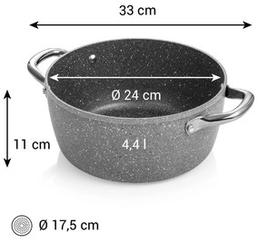 Tescoma Kastról i-PREMIUM Stone pr. 24 cm, 4,4 l, 4,4 l