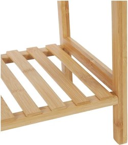 Bambusový kúpeľňový regál v prírodnej farbe 60x130 cm Skaren – Bonami Essentials